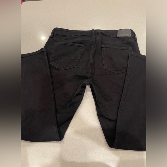 American Eagle Men’s Black jeans AIRFLEX + size:36x30 Preloved - Picture 9 of 11